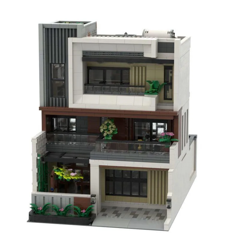 ZITIANYOUBUILD ZITIANYOUBUILD MOC-202019 Modern House Building Blocks Set 4572PCS — product photo