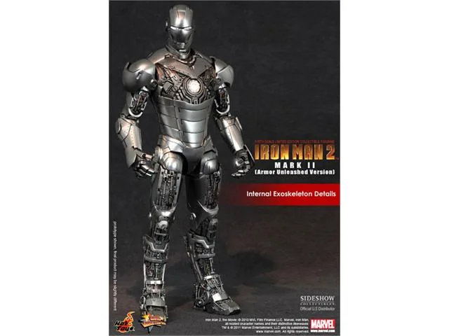 Hot Toys Hot Toys Iron Man Mark II Armor Unleashed Version 1:6 Scale Action Figure MMS150 — product photo