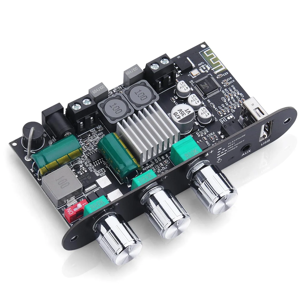  ARRAROWN ZK-1001U 100W Mono Bluetooth 5.3 Amplifier Board — product photo