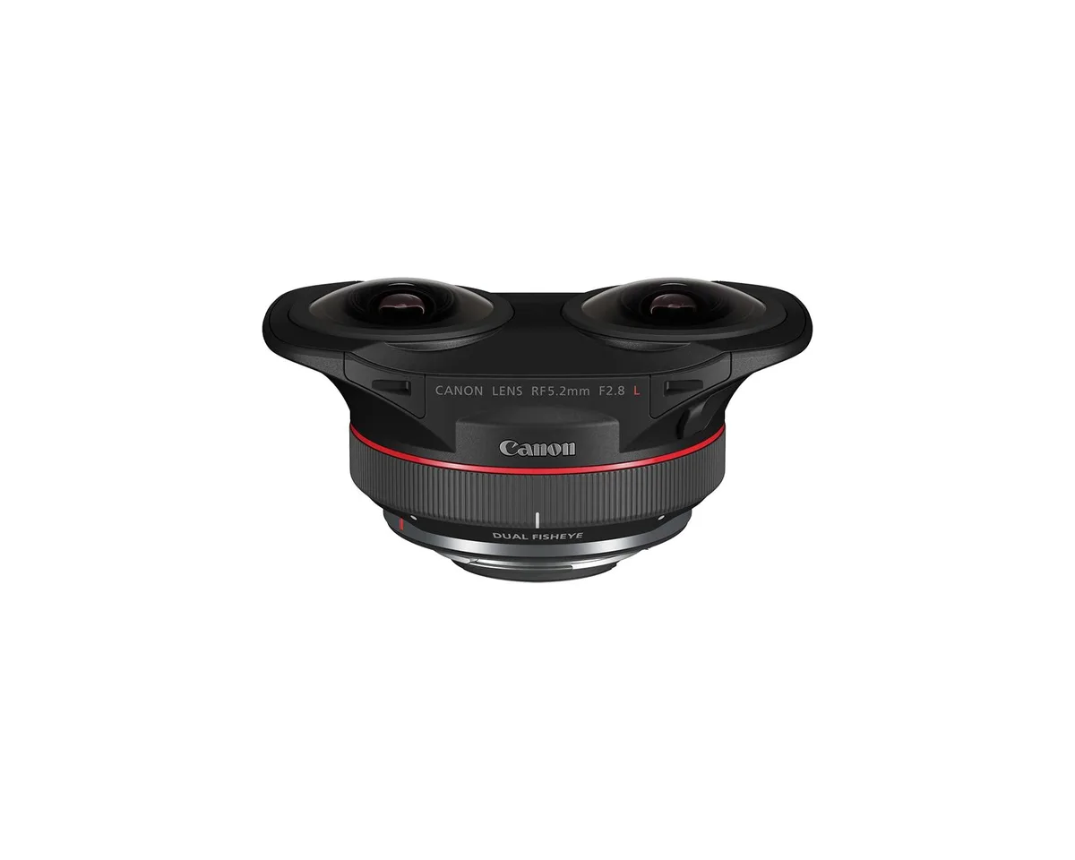 Canon Canon RF 5.2mm F2.8 L Dual Fisheye Lens 180 VR Black — product photo