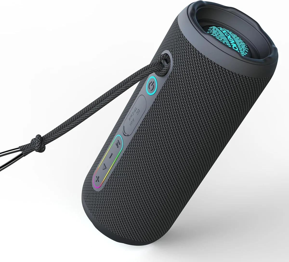  YOLOEMOT T13 Black portable Bluetooth speaker 24W IPX7 12H RGB — product photo