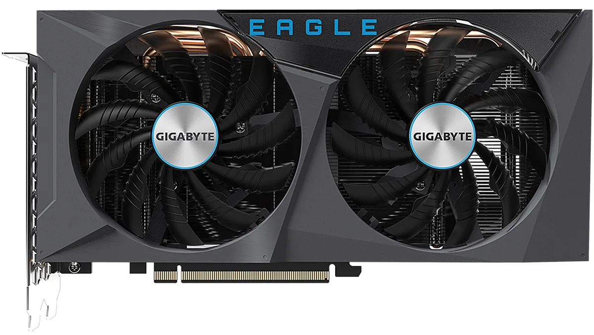 GIGABYTE GIGABYTE GV-N306TEAGLE OC-8GD GeForce RTX 3060 Ti 8GB GDDR6 graphics card — product photo