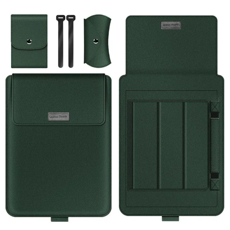 allentian allentian 4 in 1 Computer Bracket Liner Bag Storage Bag Green 15 inch — product photo