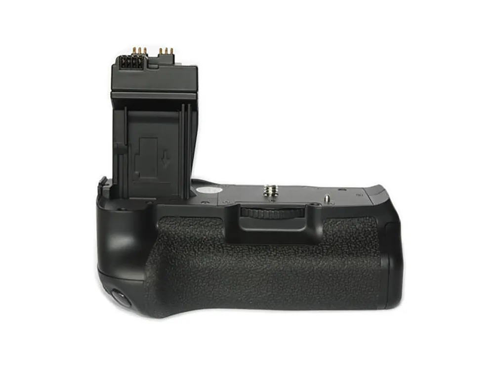 Black vertical battery grip with duplicate shutter button and control dials for Canon EOS 550 600 650 700D