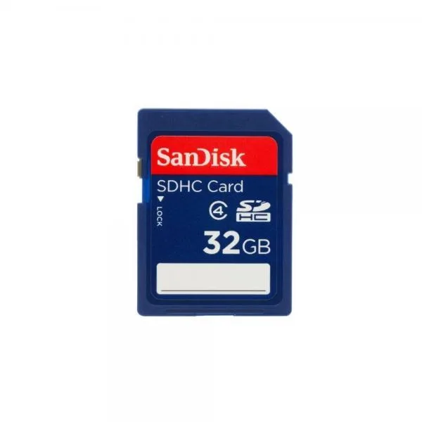 SanDisk SanDisk SDSDB-032G-B35 32 GB SDHC memory card — product photo