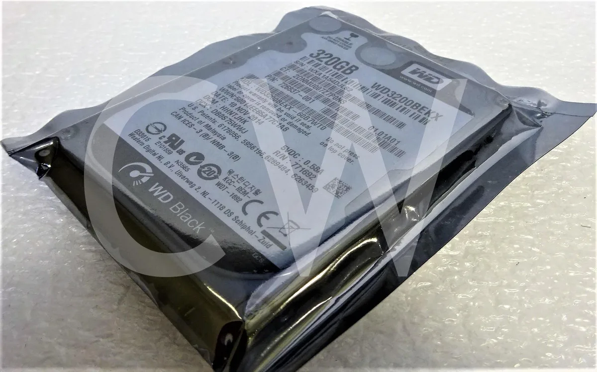 Western Digital Western Digital WD3200BEKX 320GB 7200RPM 2.5" SATA internal hard drive — product photo