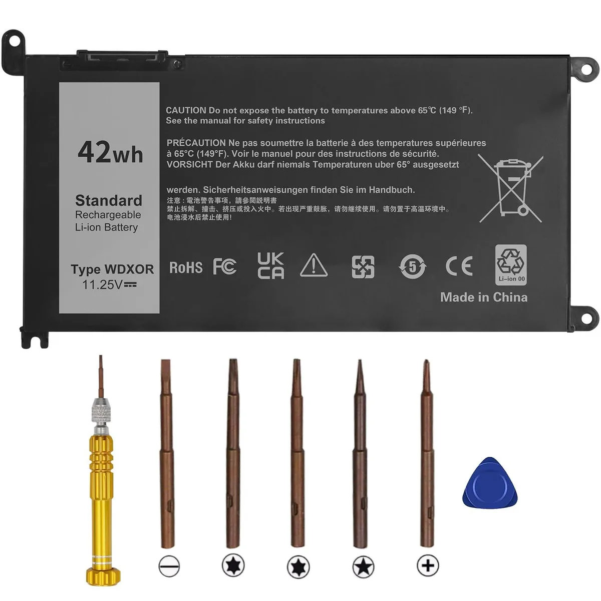 No Sew No Sew WDX0R 42Wh Laptop Battery — product photo