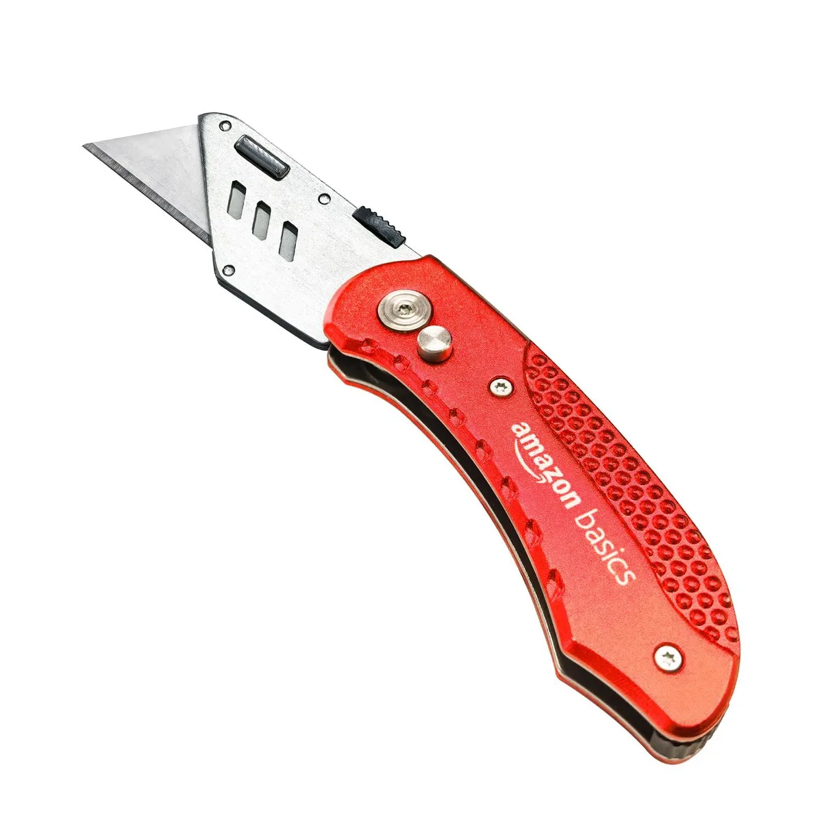  Amazon Basics DS-CKAMZ019 Folding Utility Knife 5.5 in Red — product photo