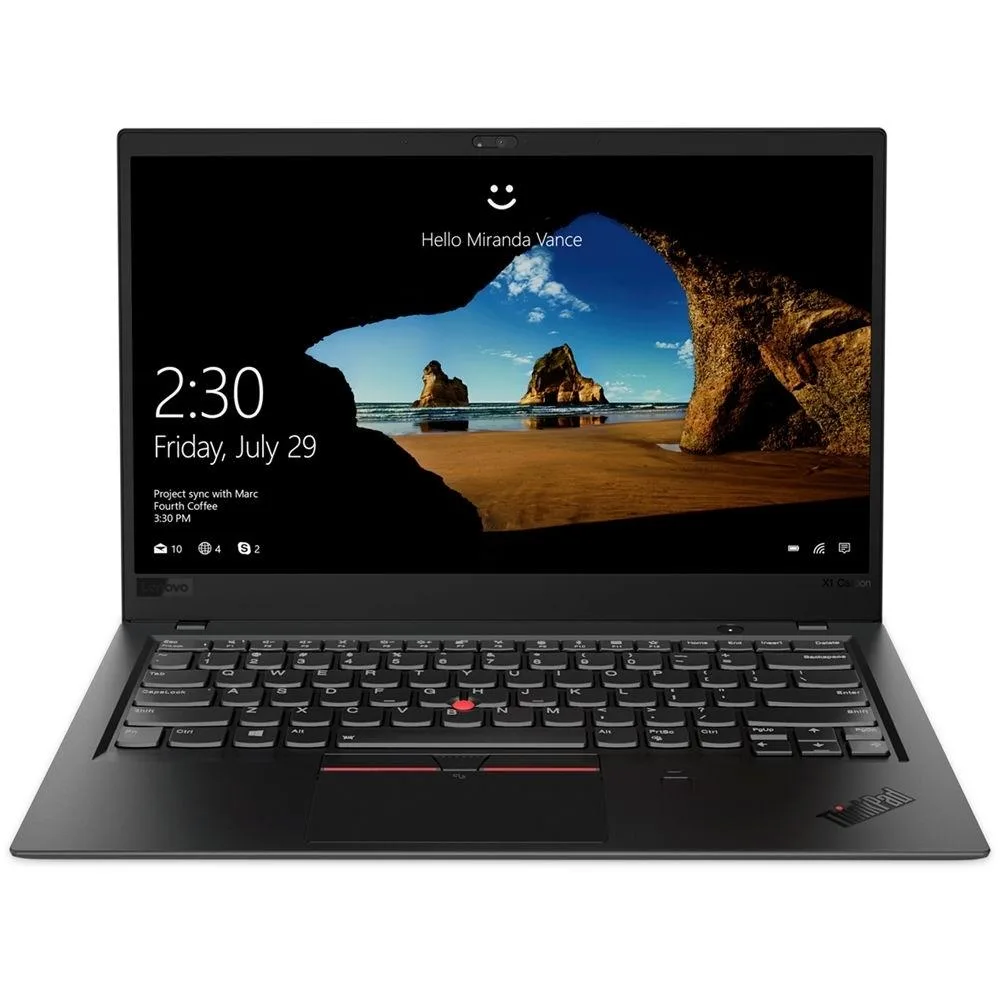 Lenovo Lenovo ThinkPad X1 Carbon Gen 6 14" 16GB 512GB i7-8650U 1.7GHz Windows 10 Pro Black — product photo
