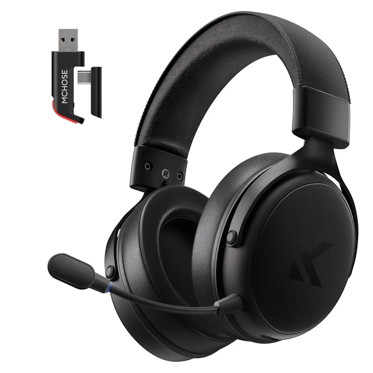 MCHOSE MCHOSE V9 PRO Wireless Gaming Headset 7.1 Black — product photo