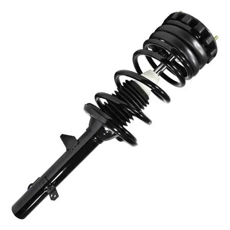 Unity 15040 rear complete strut assembly silver metal coil spring and mount