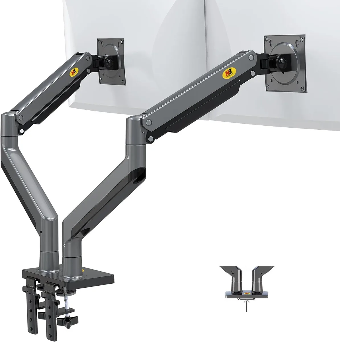 PISKEKAT PISKEKAT G35 Dual Monitor Arm 22-32in 4.4-26.4lbs VESA 75/100mm — product photo