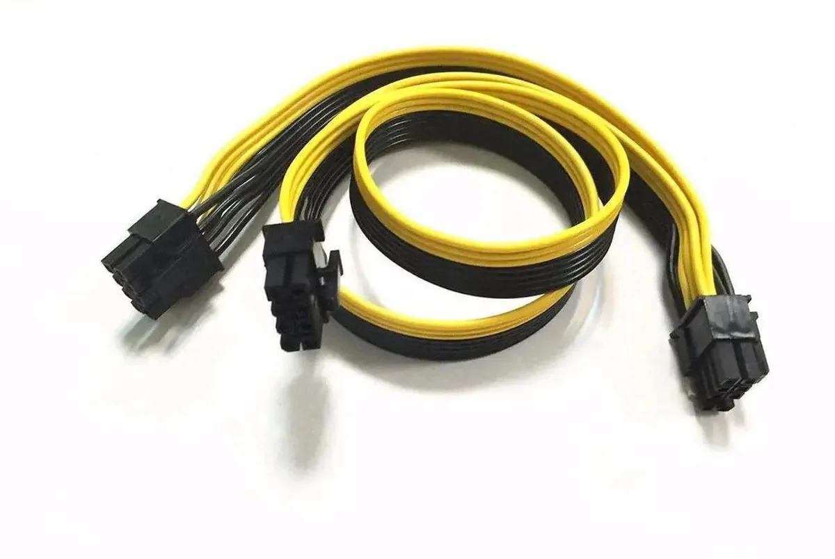 SMUGDESK SMUGDESK PCIe 8 Pin to Dual 8 Pin (6+2) Power Splitter Cord 25+10 Inches — product photo