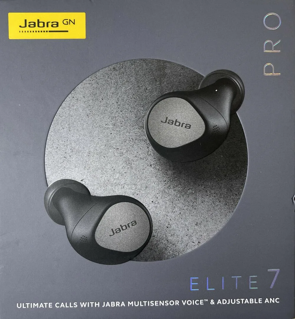 Jabra Consumer Products Jabra Elite 7 Pro True Wireless ANC Earbuds Titanium Black 100-99172001-02 — product photo