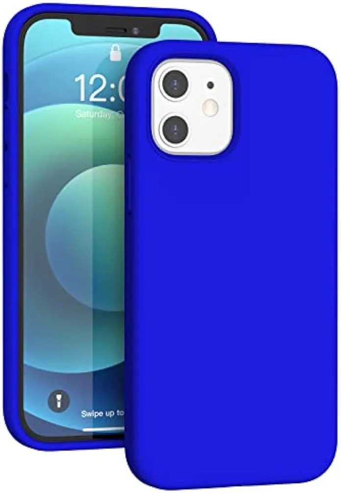 Ksin Ksin Liquid Silicone Case iPhone 12/12 Pro 6.1 Inch Klein Blue — product photo