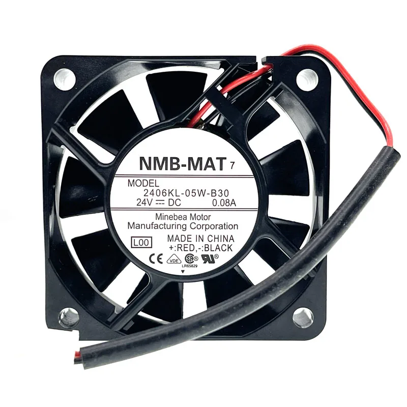 SXDOOL SXDOOL 2406KL-05W-B30 60mm 24V 0.08A 4600 RPM 34 dBA 2-pin case fan — product photo