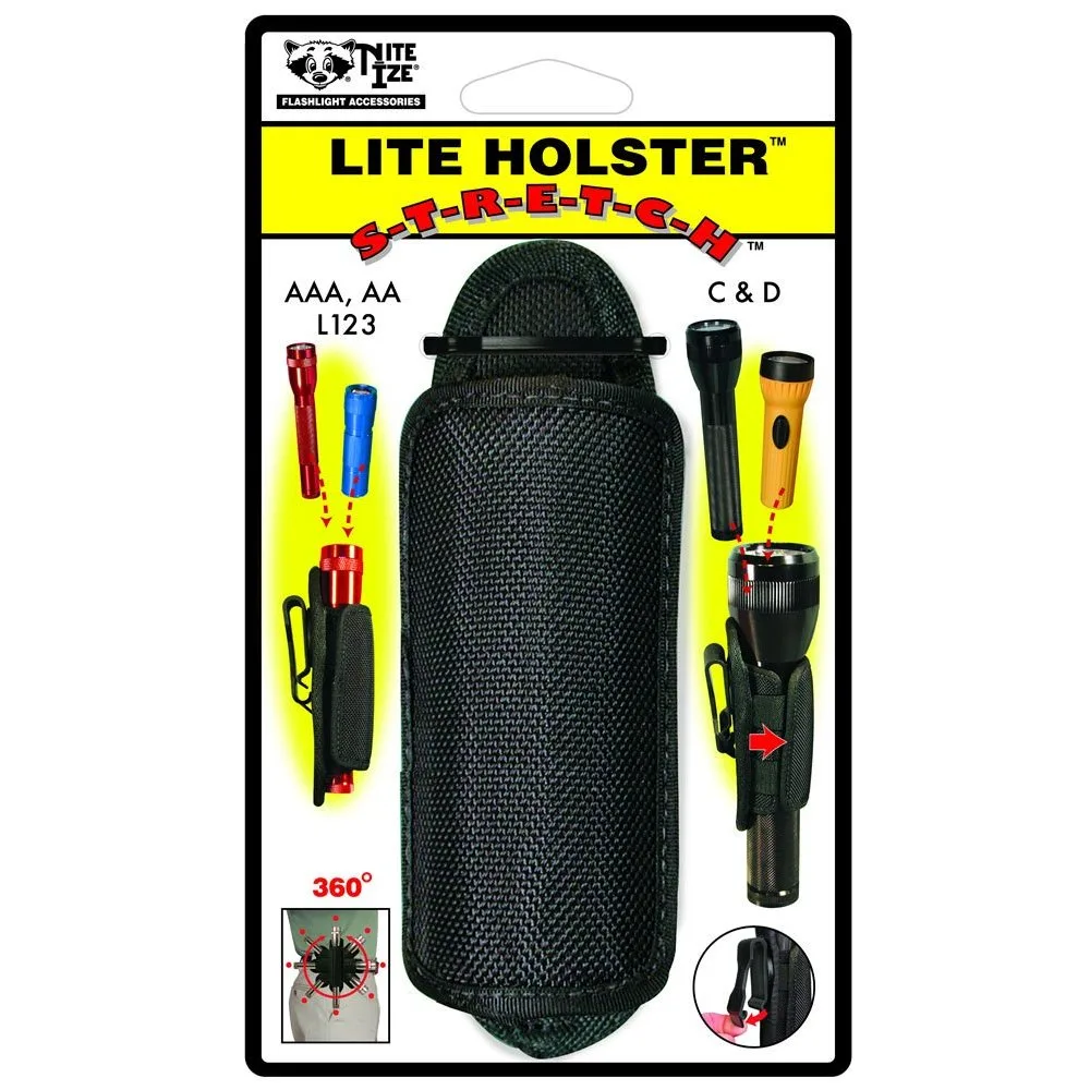 NITE IZE NITE IZE LHS-03 Holster Nylon for AA L123 C D Cell — product photo