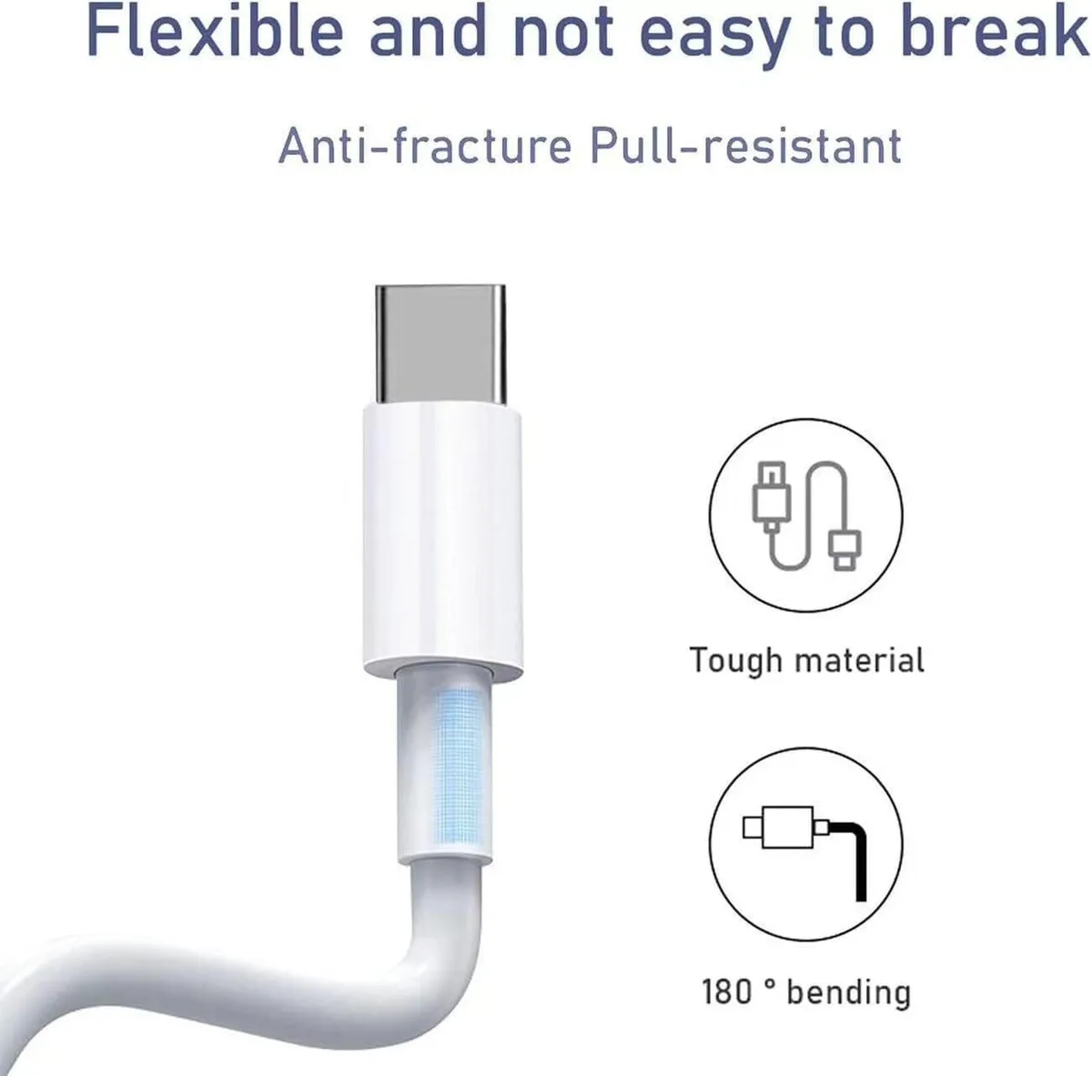 BONAEVER BONAEVER 2 Pack USB-C to USB-C Headphone Charger Adapter — product photo