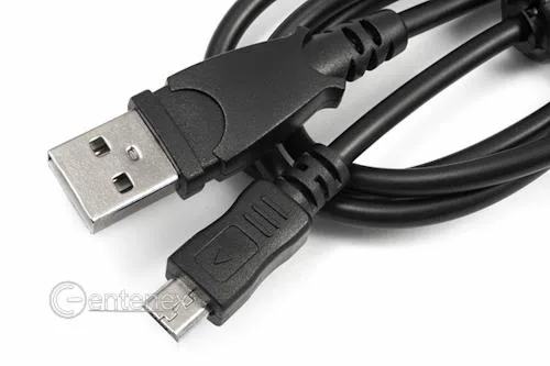 Centenex Electronics Centenex Electronics CBUNIVERSALUSBMICRO 5ft Micro USB 2.0 Cable with Ferrite Core — product photo