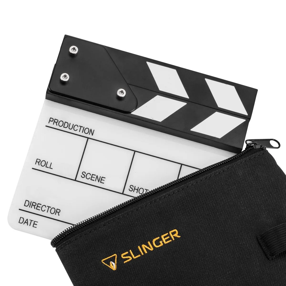 Five black soft cases with marker loops and padded interiors