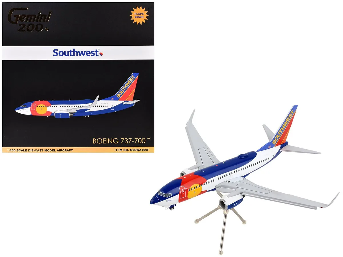 GeminiJets GeminiJets Boeing 737-700 Southwest Colorado One 1/200 Diecast — product photo