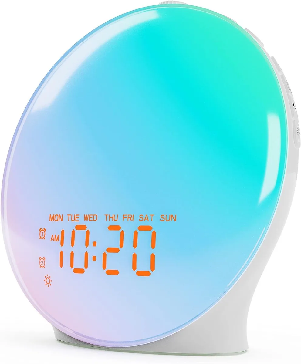 PISKEKAT PISKEKAT Server Rack Sunrise Alarm Clock 15 Lights 10-60min — product photo