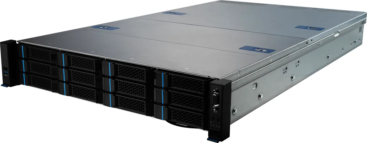 MSI MSI S2206-02 barebone server dual EPYC 9004 24 DIMM 4800 12 NVMe 2000W — product photo