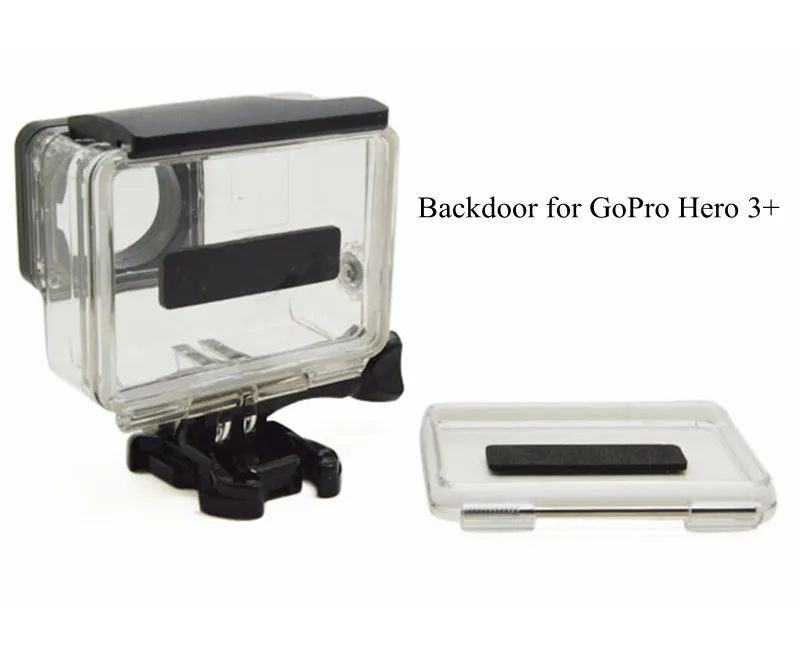 Transway's Marketplace Transway's Marketplace Back Door Case Cover White for GoPro Hero 3+ camera accessory — product photo