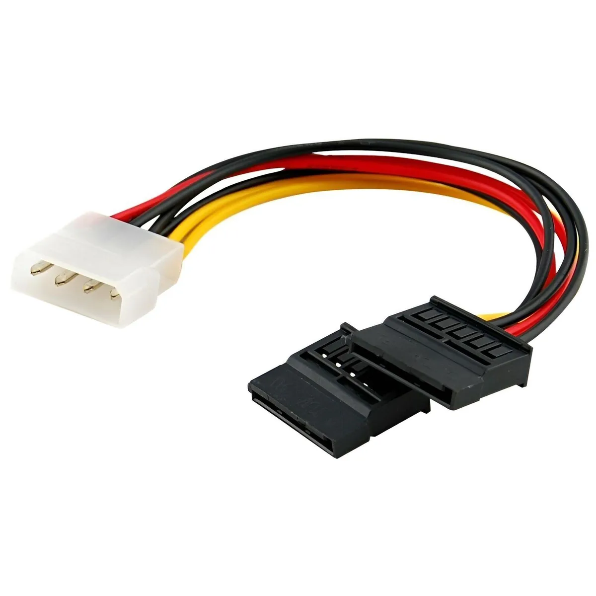 JacobsParts Inc. JacobsParts Inc. MLX-STA02 power splitter cord LP4 female to 2 SATA 8 in 20cm 18AWG — product photo