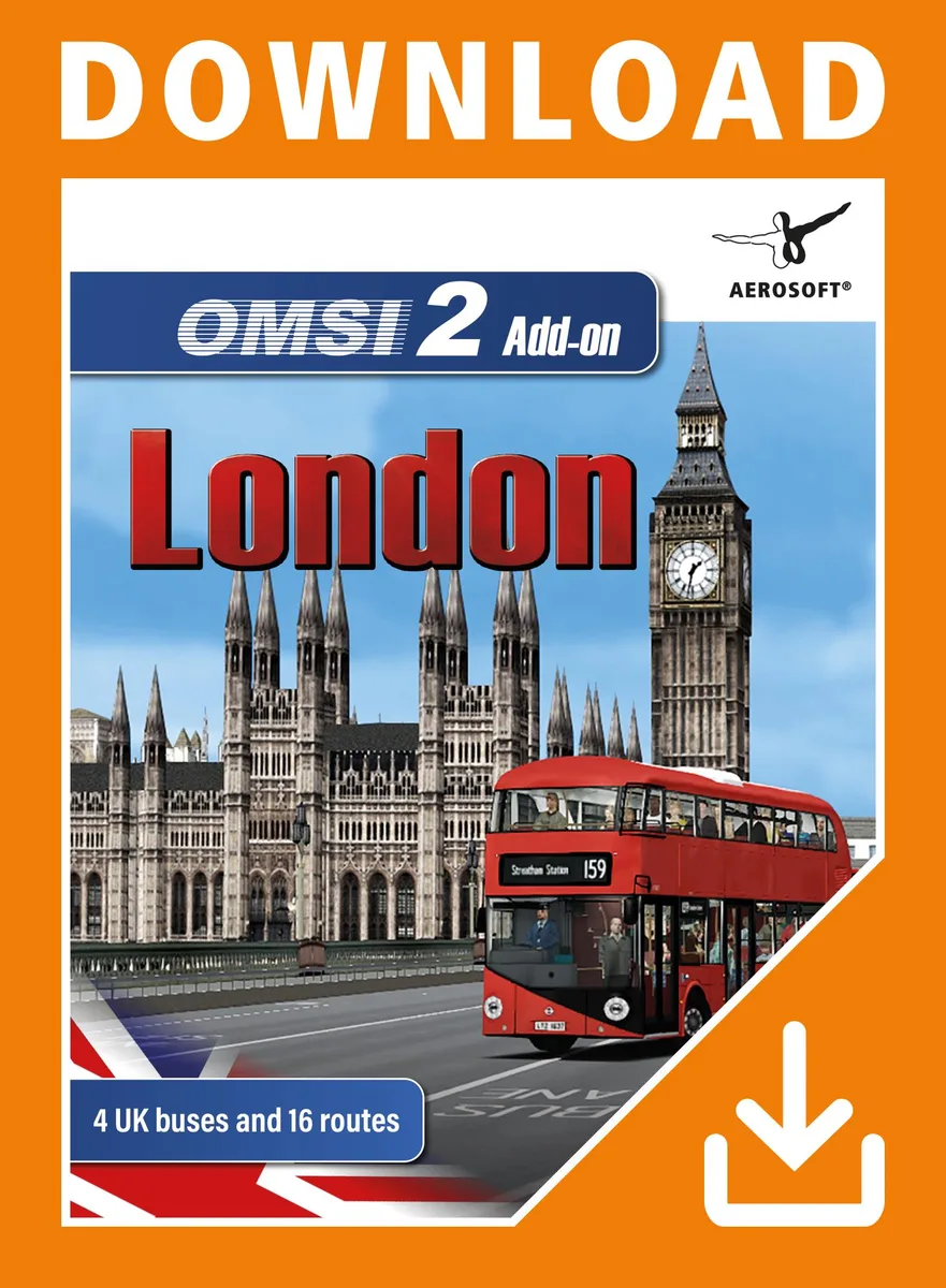 Aerosoft GmbH Aerosoft GmbH 62583 OMSI 2 Add-On London downloadable game — product photo
