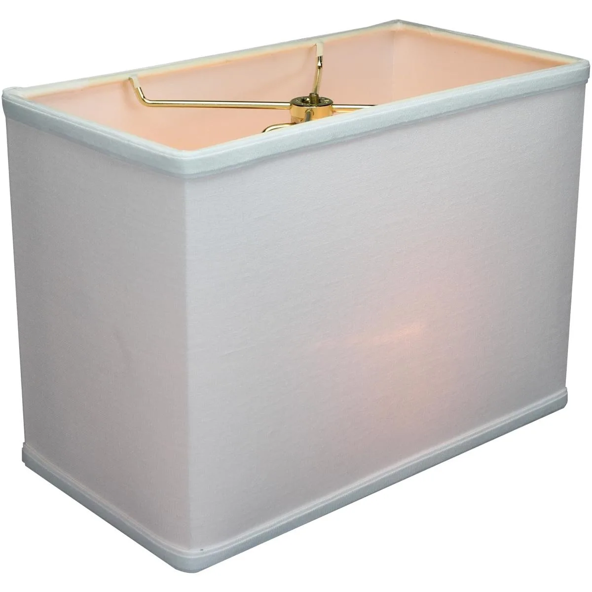 Home Concept Home Concept Rectangular Drum Shade 12 x 6.5 White Linen — product photo