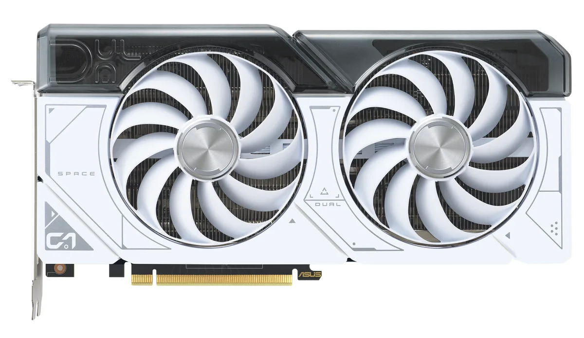 ASUS ASUS DUAL-RTX4070S-O12G-WHITE graphics card — product photo