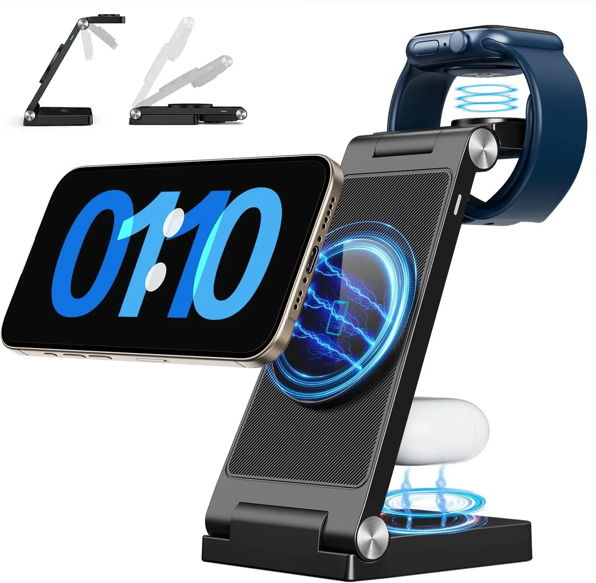 Luisport Luisport 2026 3-in-1 Foldable Magnetic Wireless Charger — product photo