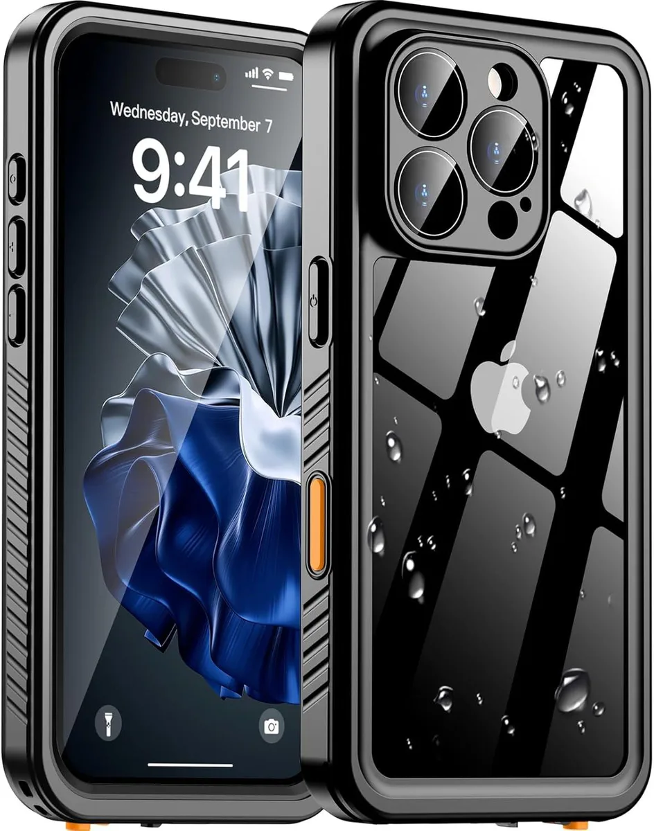 BONAEVER BONAEVER iPhone 16 Pro Max Waterproof Case IP68 12FT Black — product photo