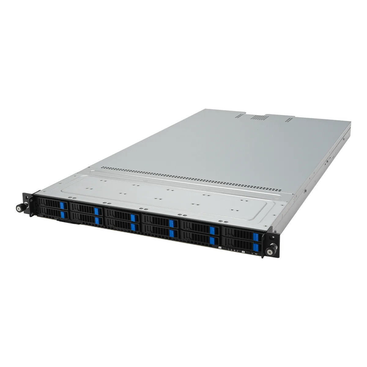 ASUS ASUS RS501A-E12-RS12-16TWH 1U barebone server 24 DDR5 12 NVMe 1600W — product photo