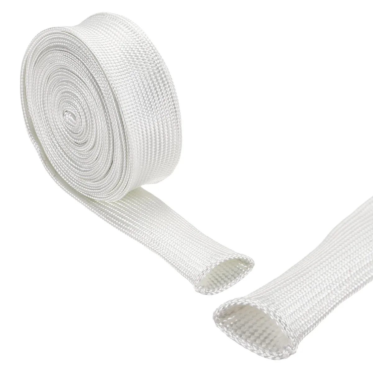 Unique-Bargains Unique-Bargains 4mm Fiberglass Heat Shrink Tubing 9.8Ft White — product photo