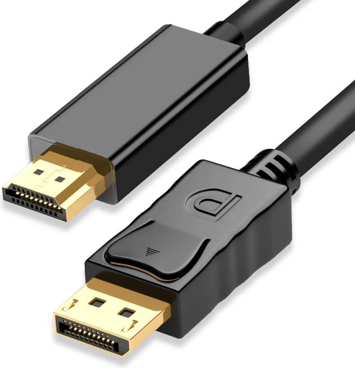 Vszerda Vszerda DisplayPort to HDMI cable 6 ft 1080p 60Hz gold-plated male to male — product photo