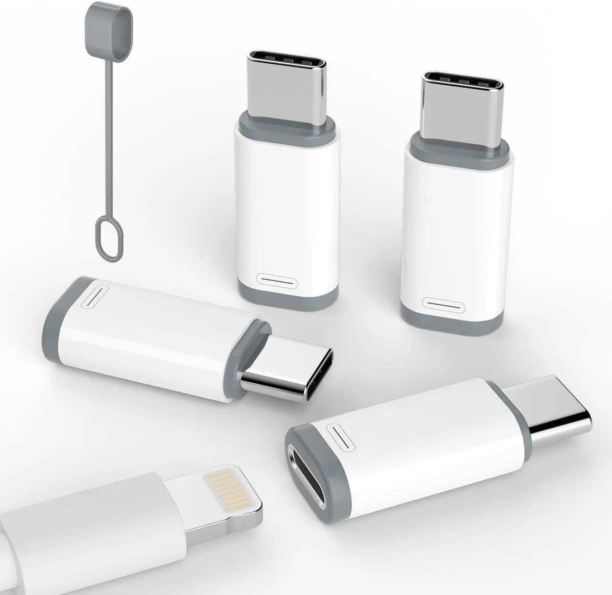 MCHOSE MCHOSE 4 Pack Lightning to USB C Adapter iPhone 15 16 17 Pro Max — product photo