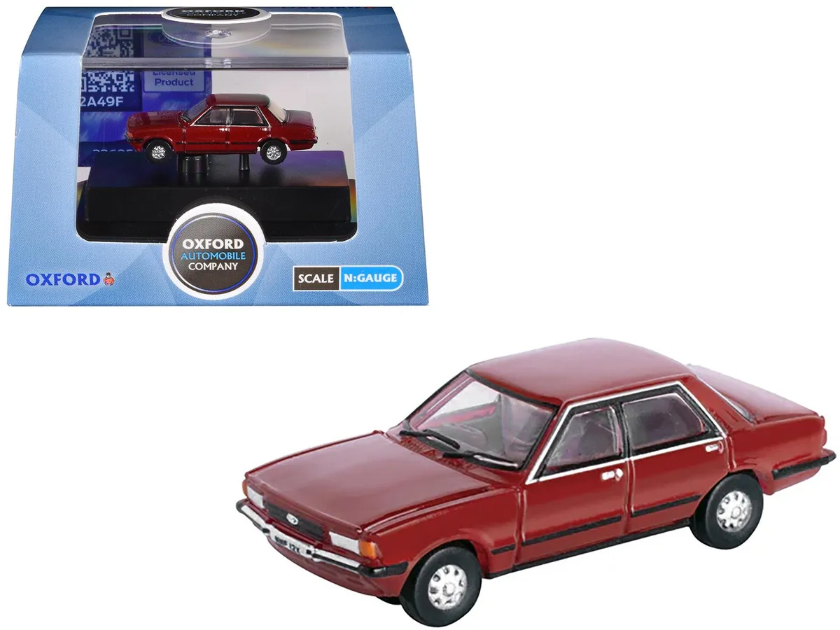 Oxford Diecast Oxford Diecast Ford Cortina MKV RHD Cardinal Red 1/148 Scale Diecast Car — product photo