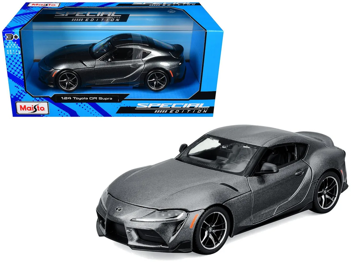 Maisto Maisto Toyota GR Supra Gray Metallic Special Edition 1/24 Diecast Car — product photo