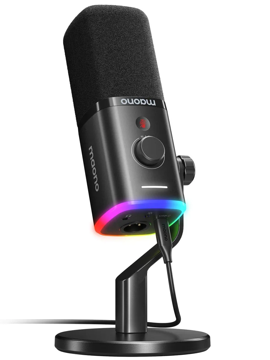  MAONO PD100X USB/XLR Microphone 24-bit/48kHz Black — product photo