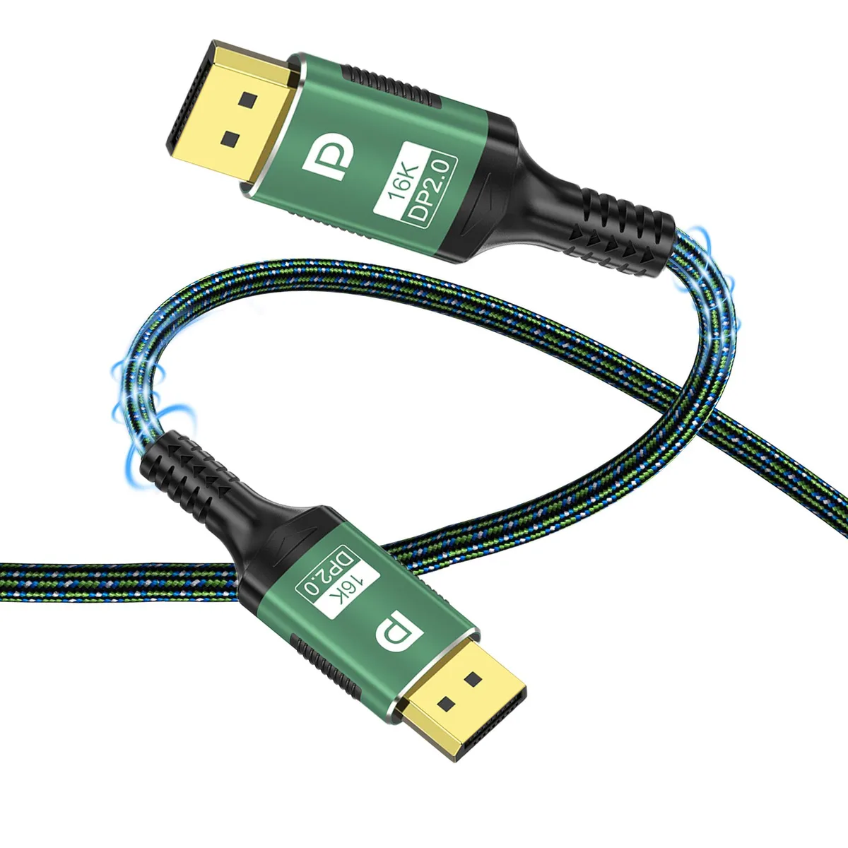 AUBEAMTO AUBEAMTO TJ-A285 10ft DisplayPort 2.0 cable 80Gbps 16K@60Hz — product photo