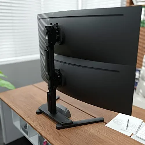 Atdec Atdec Freestanding Dual Stack Heavy Monitor Desk Mount computer accessory — product photo