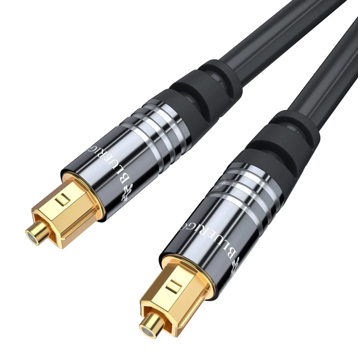 BlueRigger LLC BlueRigger Digital Optical Audio Toslink Cable 35FT 2 in 1 accessory — product photo