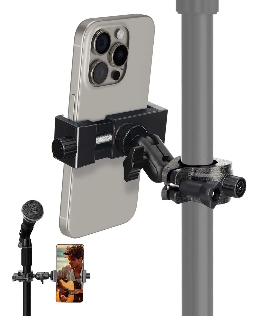 Sunmig 8050680004 Phone Holder Stand 4.7-7 inch Black ABS — product photo