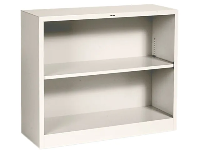 HON HON S30ABCL 34.5" 2-shelf bookcase putty steel 44 lbs — product photo
