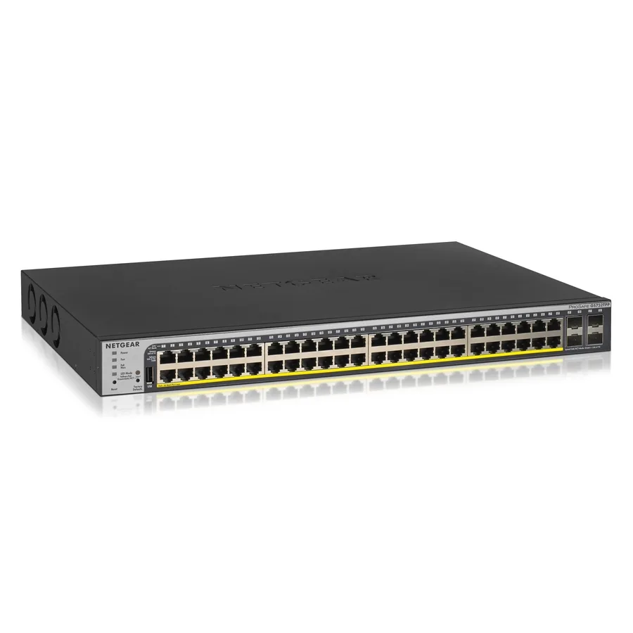 Netgear Inc. Netgear Inc. GS752TPP-300NAS 48-port Gigabit PoE+ smart network switch — product photo
