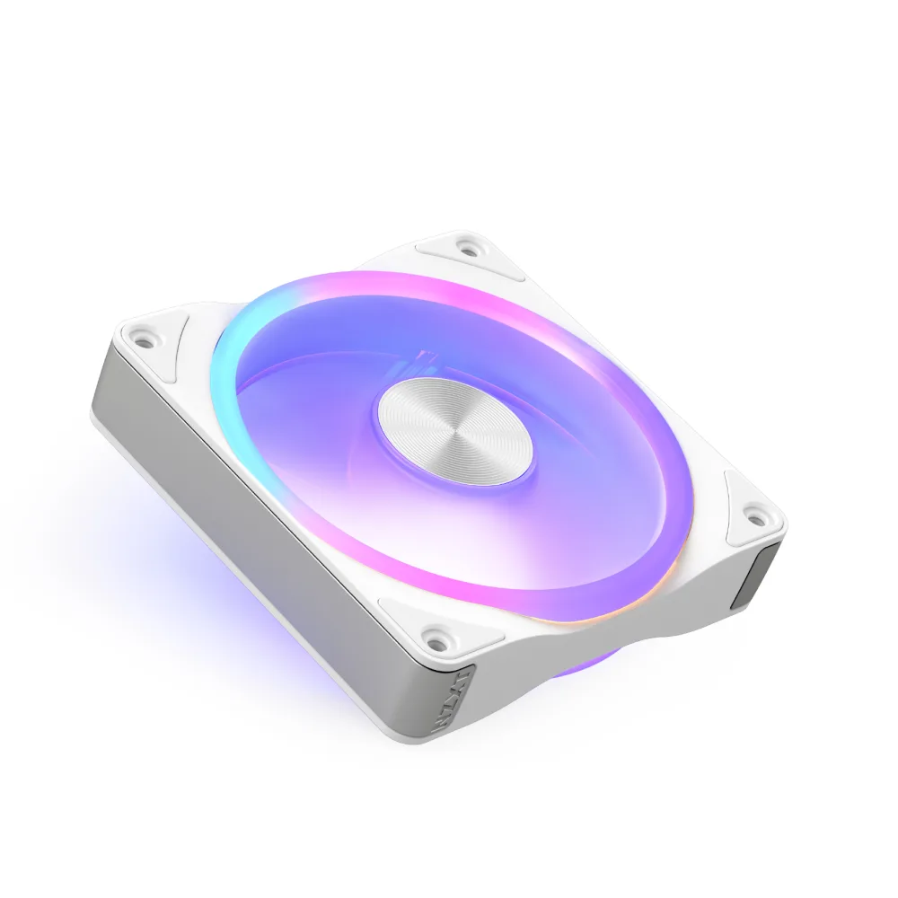 NZXT NZXT RF-E12US-WA 120mm case fan 11 blades 32 RGB LEDs 500-2250 RPM 60.0 CFM 2.4 mm H2O 32.2 dBA 60000h — product photo