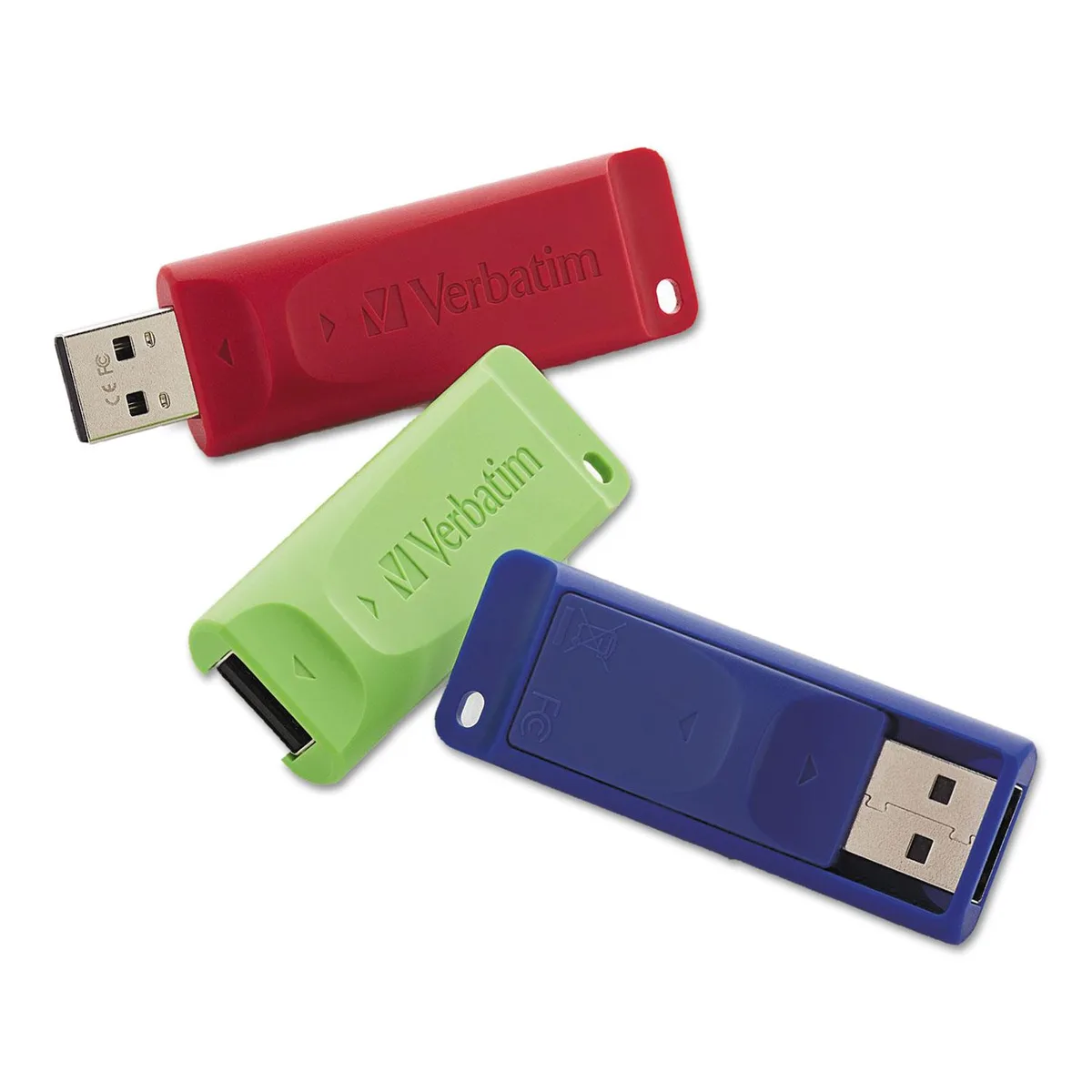 VERBATIM VERBATIM 98703 8GB Store 'n' Go USB flash drive 3-pack — product photo