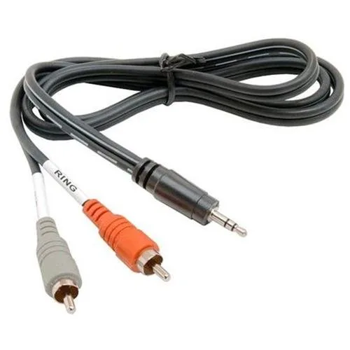 Hosa Technology Hosa Technology CMR-206 3 ft stereo 1/8" to dual RCA cable — product photo